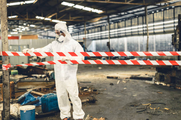 Professional Crime Scene Cleanup technician working in Delmont, NJ